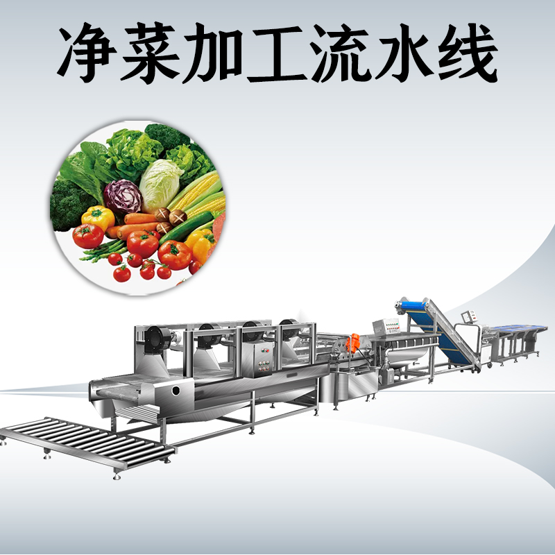 净菜加工流水线如何构建完整的工艺闭环？